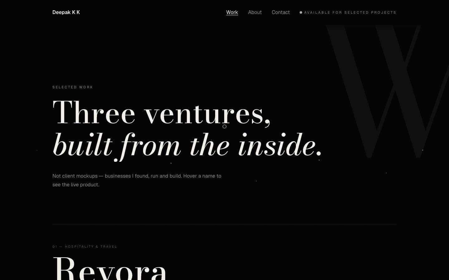 This site — live site