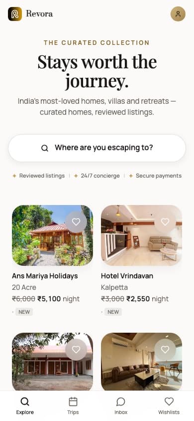 therevora.net — mobile view